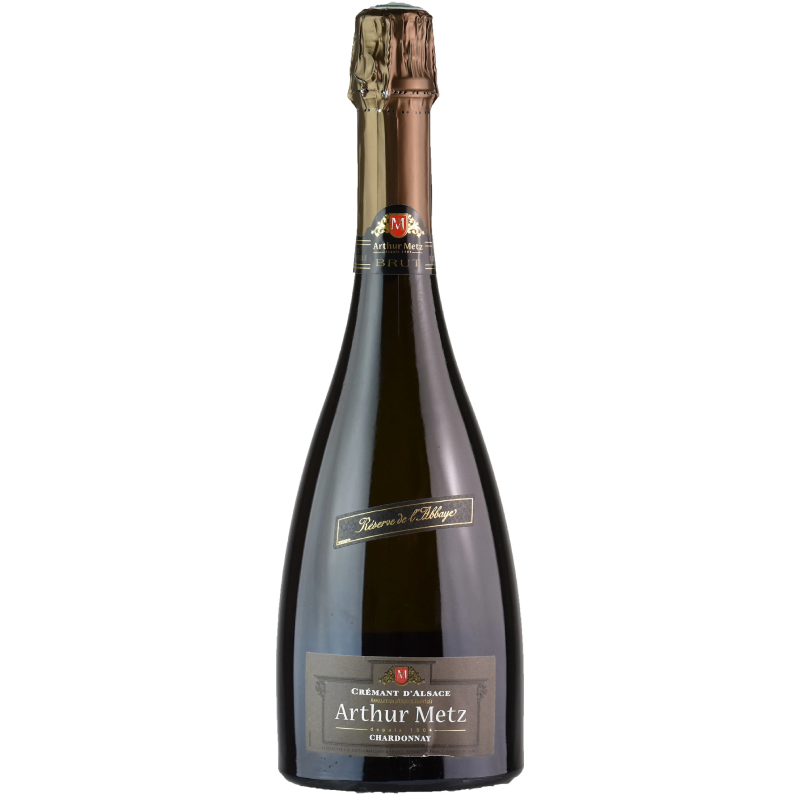 bouteille réserve de l'abbaye chardonnay brut crémant d’alsace blanc méthode traditionnelle
