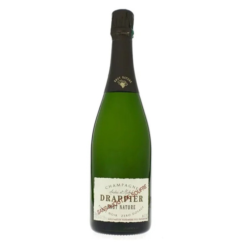 Champagne brut nature sans ajout de soufre Drappier – vin blanc effervescent pur et sans sulfites