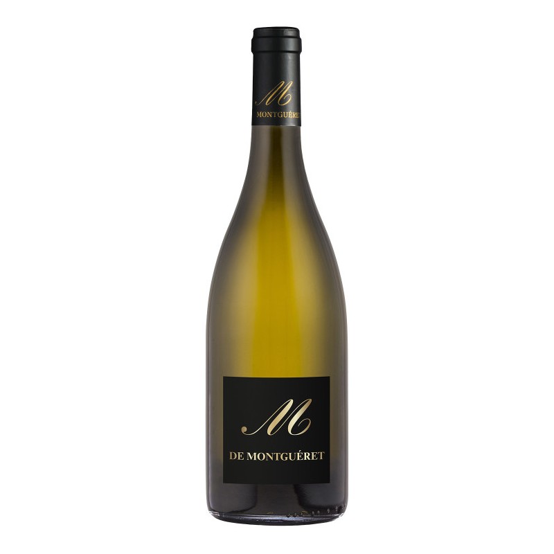 Bouteille de vin M de Montguéret Saumur blanc 100% Chenin avec élevage en barrique