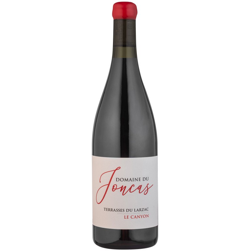 bouteille de vin le canyon terrasses du larzac rouge vin rouge du languedoc