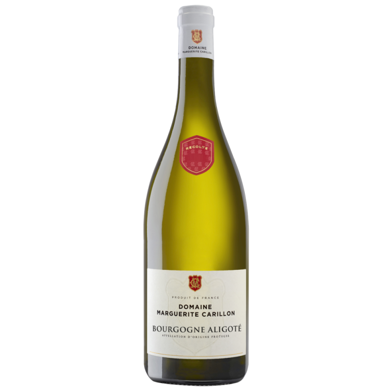 bouteille de vin blanc Domaine Marguerite Carillon bourgogne aligoté cépage aligoté