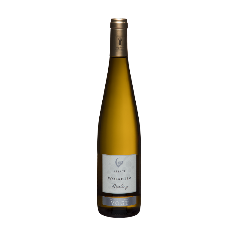 bouteille de riesling wolxheim alsace blanc grand cru altenberg vin blanc sec élégant