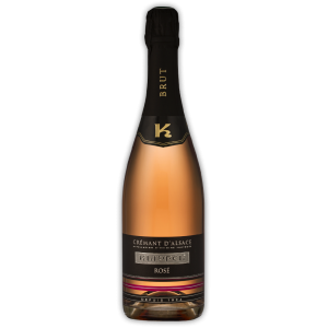 Klipfel Brut crémant d’Alsace rosé Pinot Noir fines bulles
