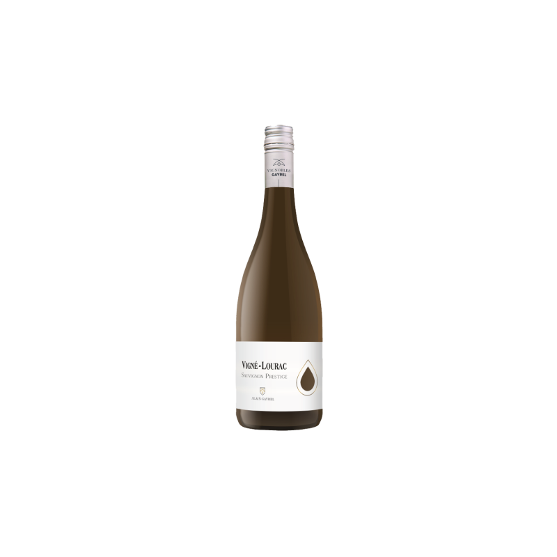 bouteille de Sauvignon Prestige Côtes du Tarn Blanc des Vignobles Gayrel vin blanc sec du Sud-Ouest