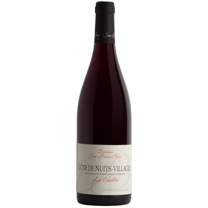 bouteille de vin les chaillots côte de nuits-villages rouge appellation bourgogne