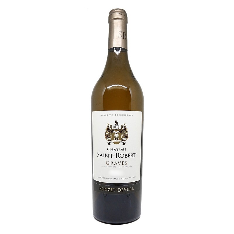 bouteille de vin blanc poncet deville graves aoc sauvignon sémillon