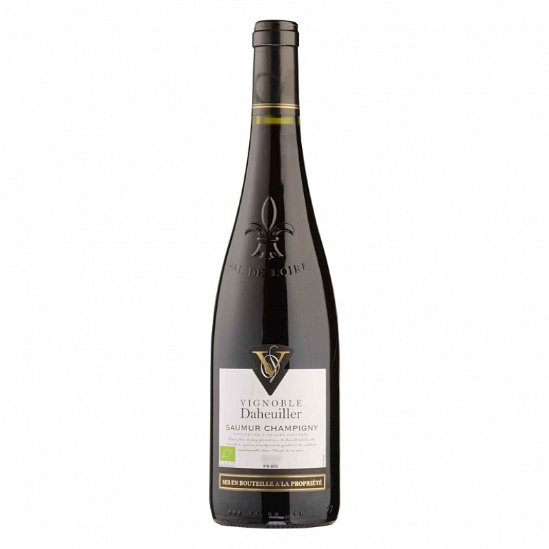 vin rouge Vignoble Daheuiller Saumur Champigny, vin de Loire élégant et fruité