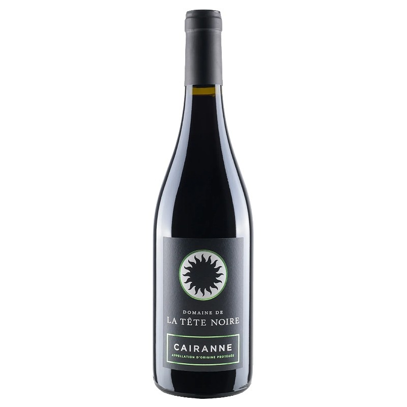 bouteille de vin rouge Domaine de la Tête Noire cairanne aoc bio