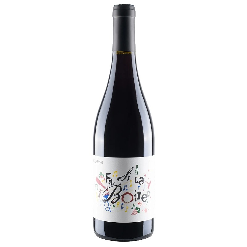 Bouteille de vin rouge Fa si la boire - côtes catalanes rouge du Mas Cremat en AOP Côtes Catalanes