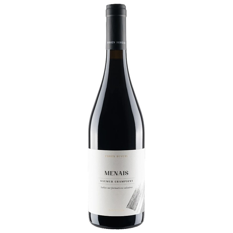 bouteille de vin les menais saumur champigny rouge cabernet franc