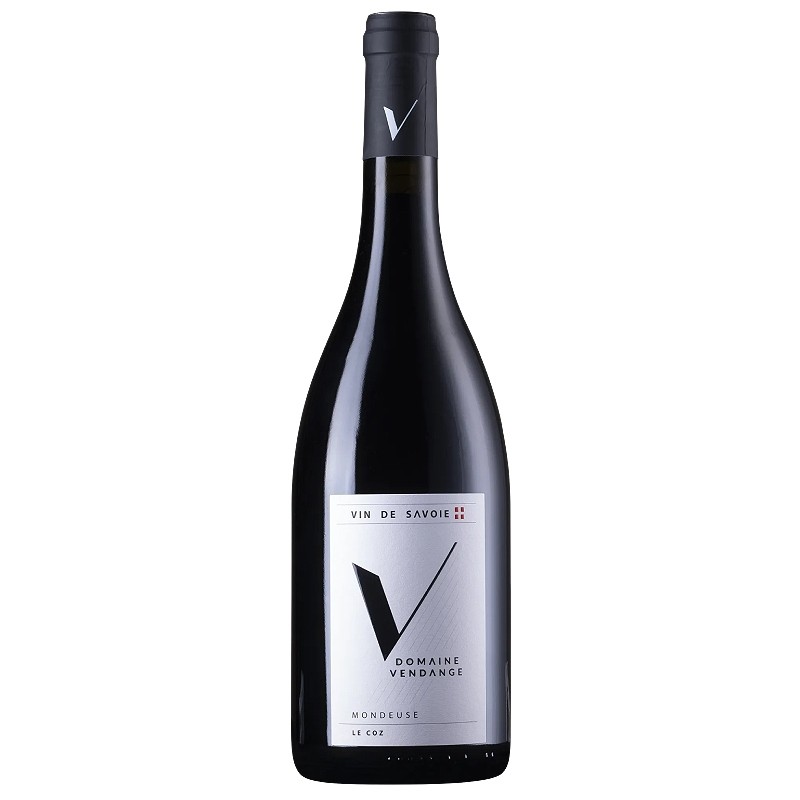 bouteille de vin rouge mondeuse le coz vin de savoie