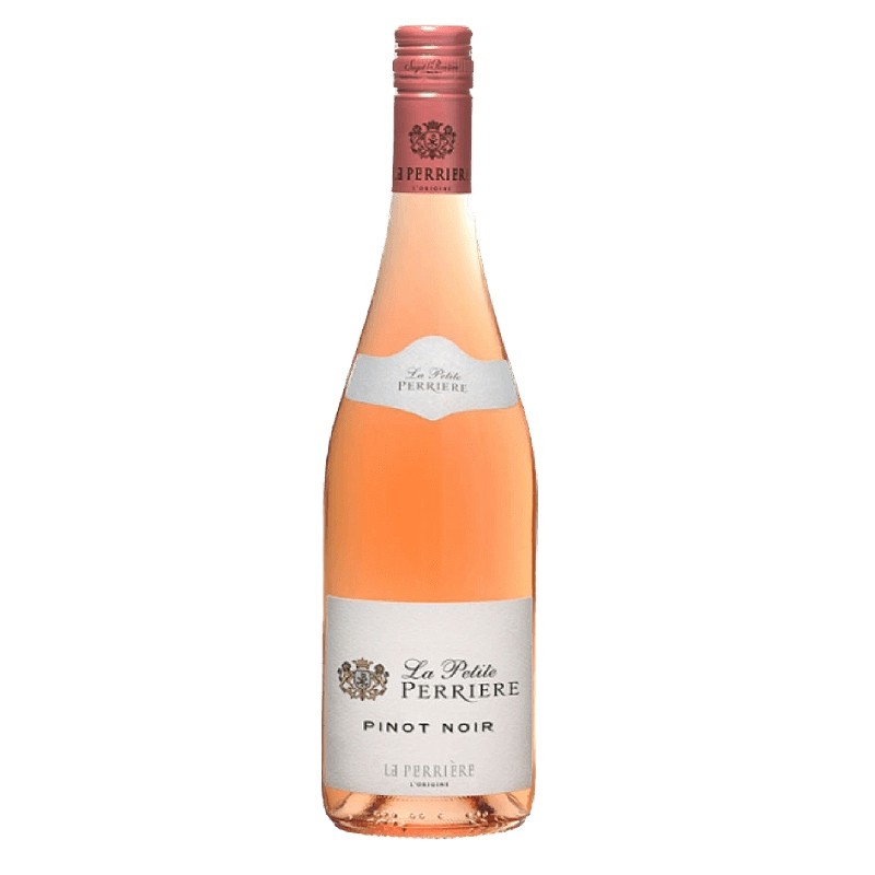 Bouteille de vin La Petite Perrière pinot noir rosé, vin rosé élégant et fruité de Loire