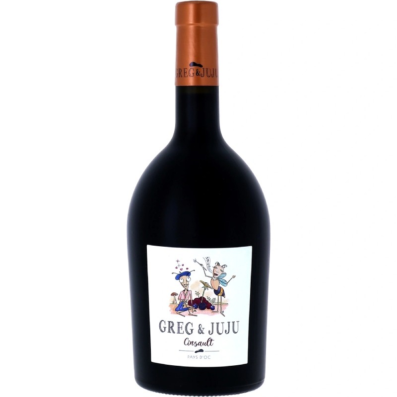 Greg et Juju Cinsault - IGP Pays d'Oc Rouge