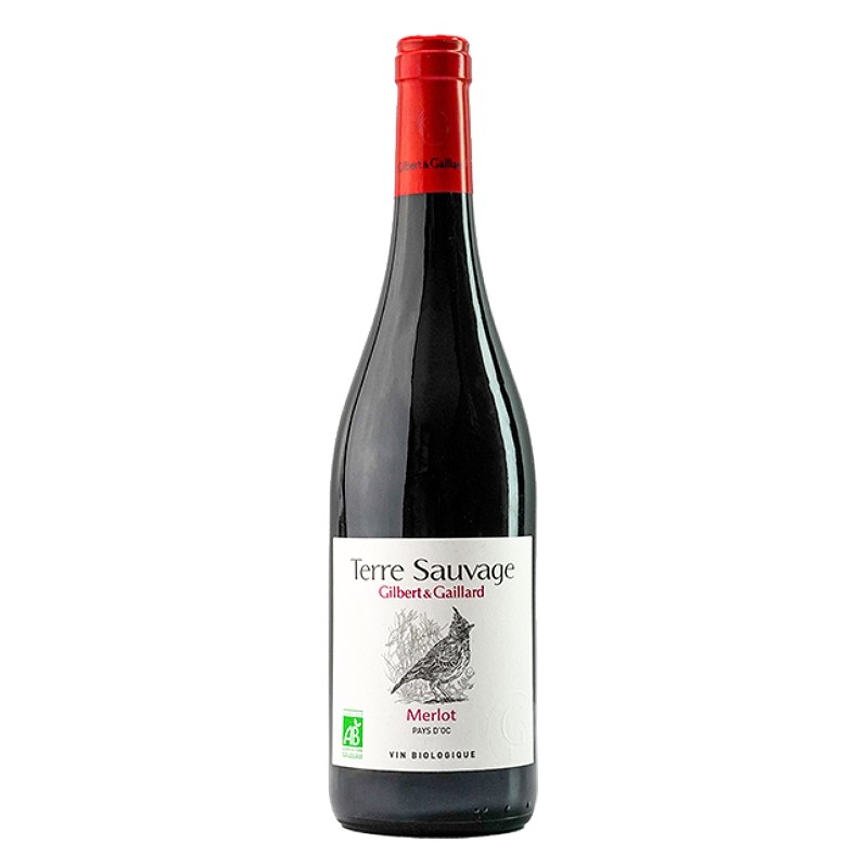 Terre Sauvage Merlot  - IGP Pays d'Oc   - Château Gilbert et Gaillard