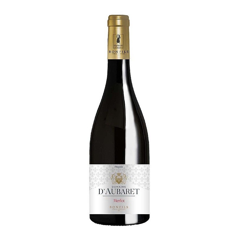 Domaine d'Aubaret Merlot - IGP Pays d'Oc   - Domaine Bonfils