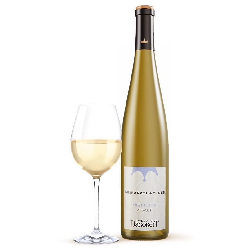 Gewurztraminer Tradition 75 cl - AOP Alsace   - Cave du Roi Dagobert