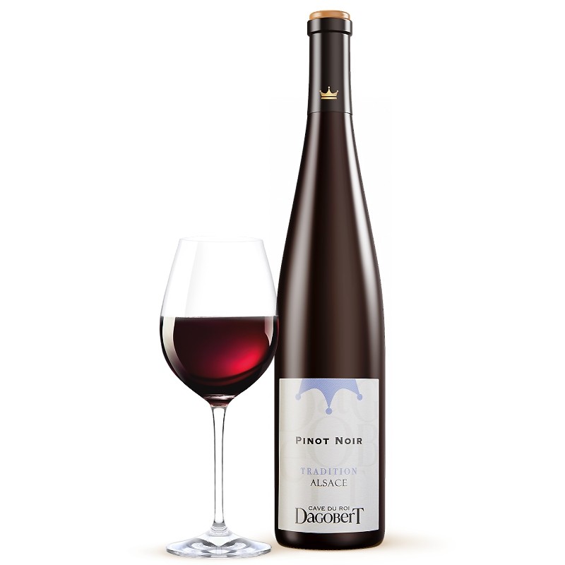 Pinot Noir Tradition 75 cl - AOP Alsace  - Cave du Roi Dagobert