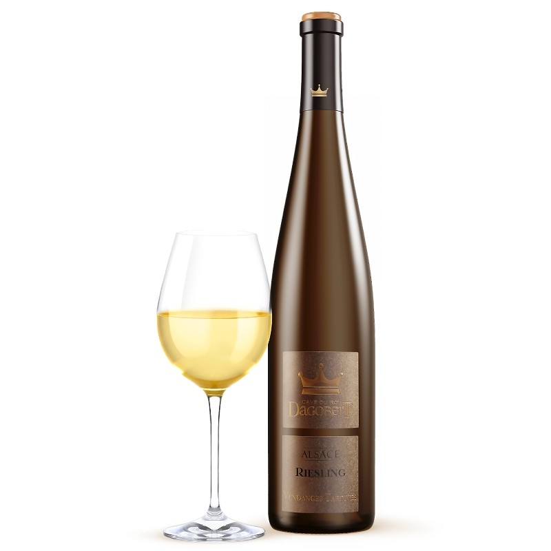 Riesling Vendange Tardive 75 cl - AOP Alsace - Cave du Roi Dagobert