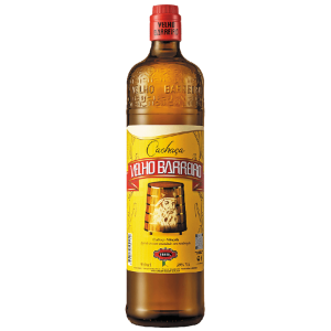 Bouteille de Cachaça Velho Barreiro 39% 100 cl, spiritueux brésilien traditionnel