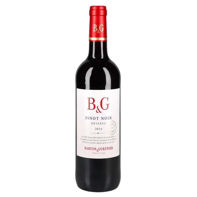 Pinot Noir Réserve - Barton et Guestier - IGP Pays d'Oc 2024
