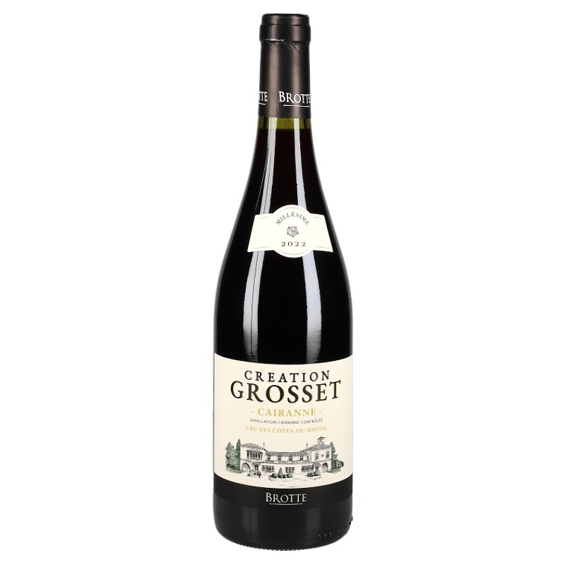 Création Grosset - AOP Cairanne Rouge - Maison Brotte