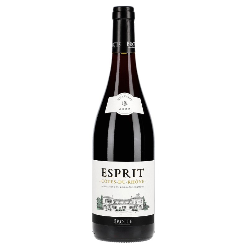 Esprit - Côtes-du-Rhône   Rouge - Maison Brotte
