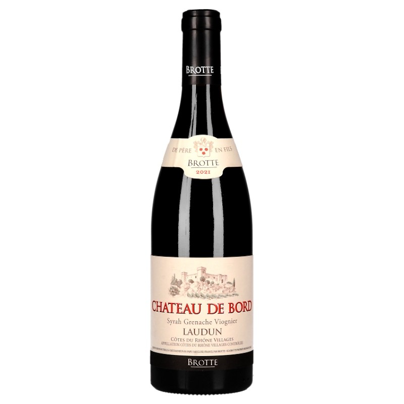Laudun Château de Bord  -  Côtes du Rhône Village Rouge  - Maison Brotte