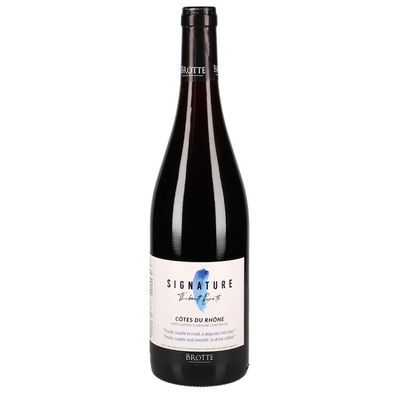 Signature Thibault Brotte -  Côtes du Rhône Rouge  - Maison Brotte