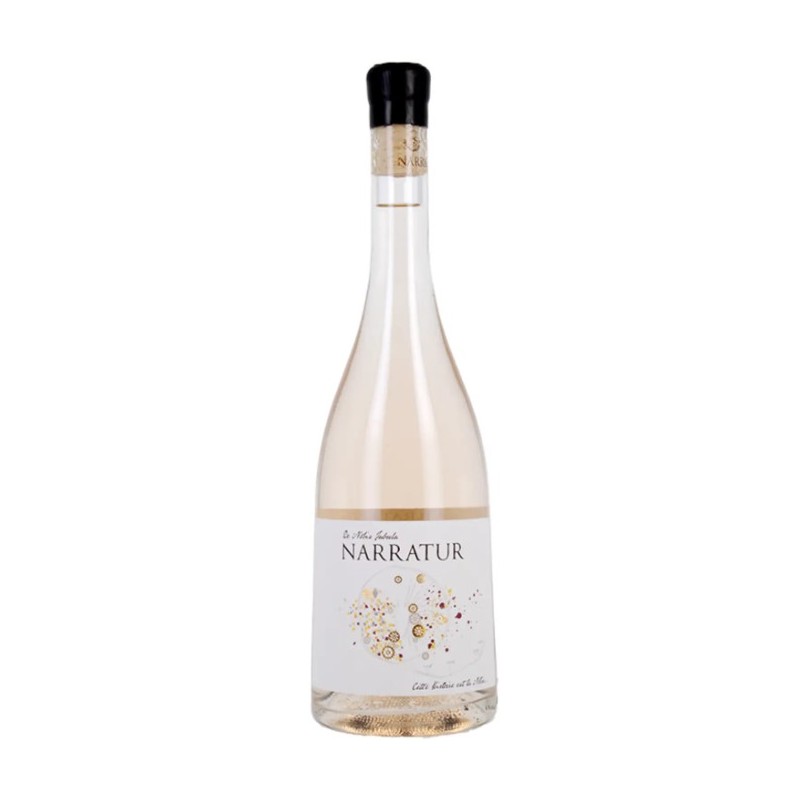 bouteille de narratur grenache - pays d'oc rosé, vin rosé élégant et raffiné du sud de la France
