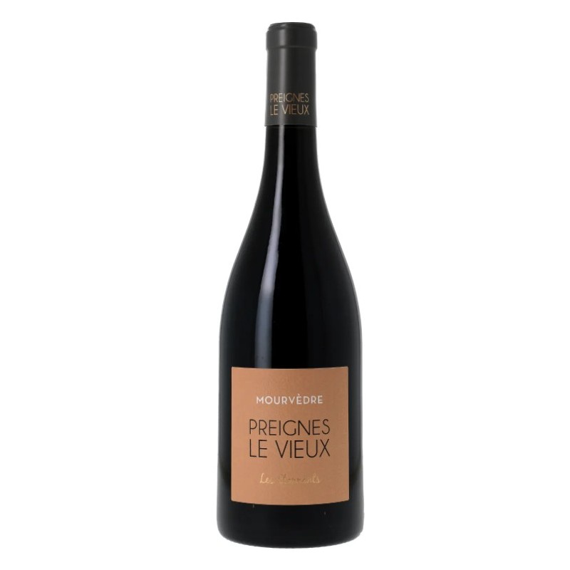bouteille de vin preignes étonnants mourvèdre pays d'oc rouge vin rouge fruité et structuré