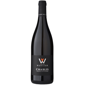 bouteille de vin blanc Vincent Wengier Chablis Blanc vin de Bourgogne Chardonnay minéral